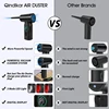 7500mAh Portable Compressed Air Duster 2 in 1 Air Blower & Vacuum Cleaner Cordless Duster Blower for Keyboard Computer Cleaning 6