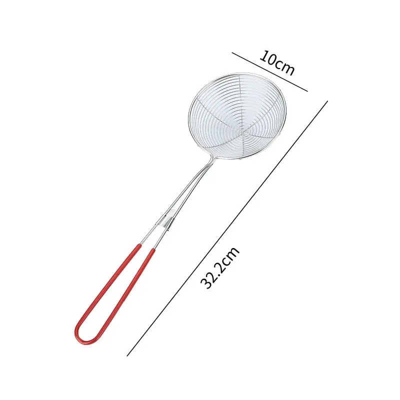 SETACCIO IN ACCIAIO inox 304 cucchiaio skimmer fessurato setaccio per