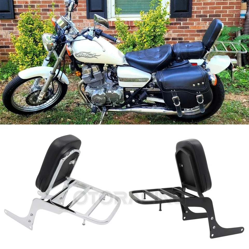 Sissy Bar Backrest & Luggage Rack For Honda Rebel CMX250 - View #11