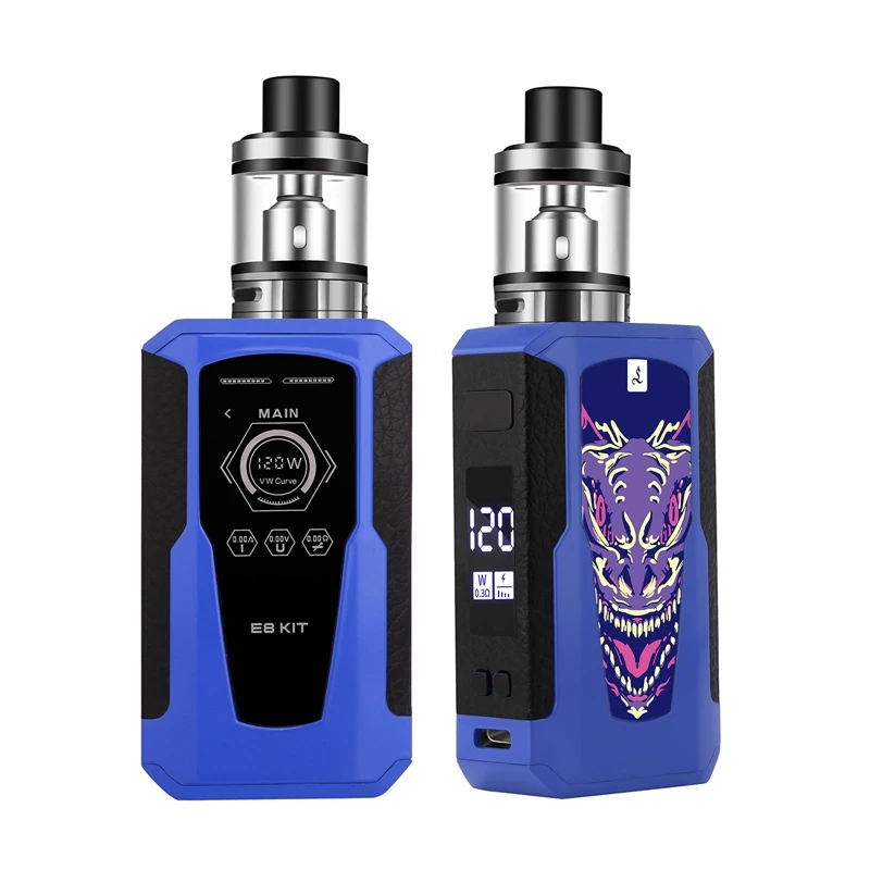 Tanio Vape Box Mod Kit 120W ekran OLED urządzenie wbudowane sklep
