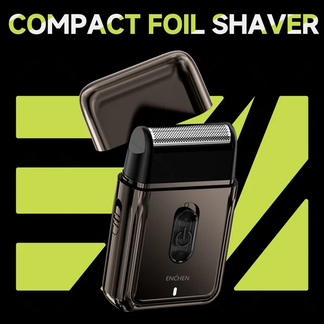 ENCHEN MS003 Compact Foil Shaver With POP-UP Precision Trimmer Type-C Charging With Indicator 7000RPM Strong Motor 1 ENCHEN MS003 Compact Foil Shaver With POP-UP Precision Trimmer Type-C Charging With Indicator 7000RPM Strong Motor 1