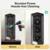 ME-CR1 Electric Air Duster 13000PA Rechargeable Compressed Vacuum Cleaner 110000RPM Keyboard Air Blower 2 Smart Start Modes 4