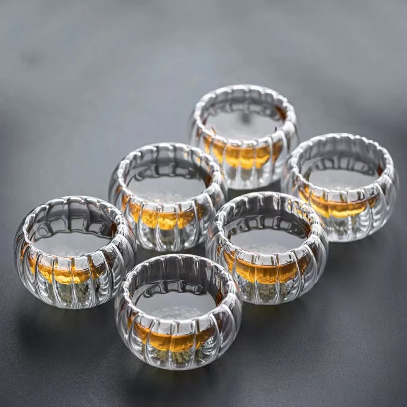 Coffee Cup Tea Cup 50ml Glass Teacups Set Of 4/6pcs Double Walled Insulated Glasses Clear Espresso Coffee Cup Teaware Mug Accessories