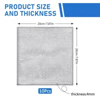 10Pcs Wire Dishwashing Rags, Double-Layer Steel Wire Cleaning Cloth, Non-Scratch Steel Wool Scrubber Cleaning Pads for Kitchen 2