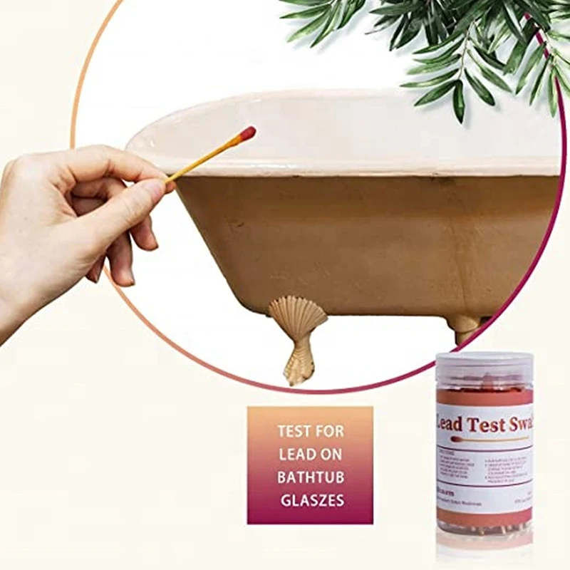 

Lead Test Kit With 30PCS Test Swabs | High-Sensitive Instant Lead Paint Test Kit | Lead Testing Strips For Plaster Dishes Metal