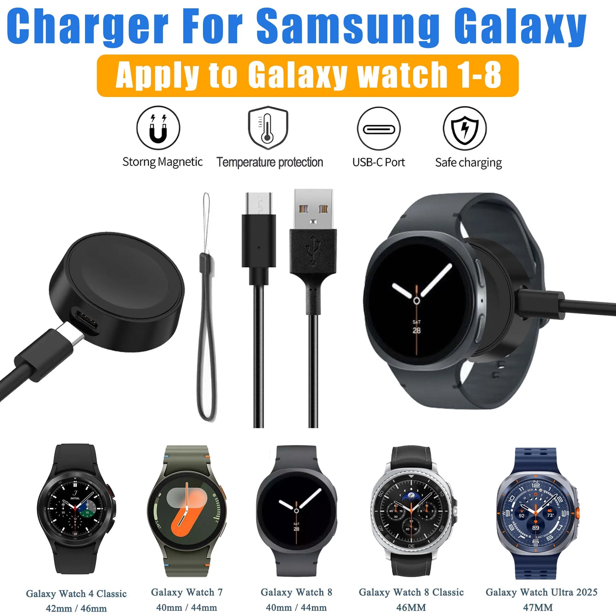 Magnetic Wireless Fast Charging Dock with Type C Port