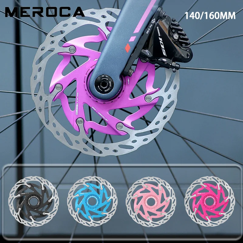 激安正規  MEROCA 2PC XR 自転車センターロックローター 140 ミリメートル パーツ