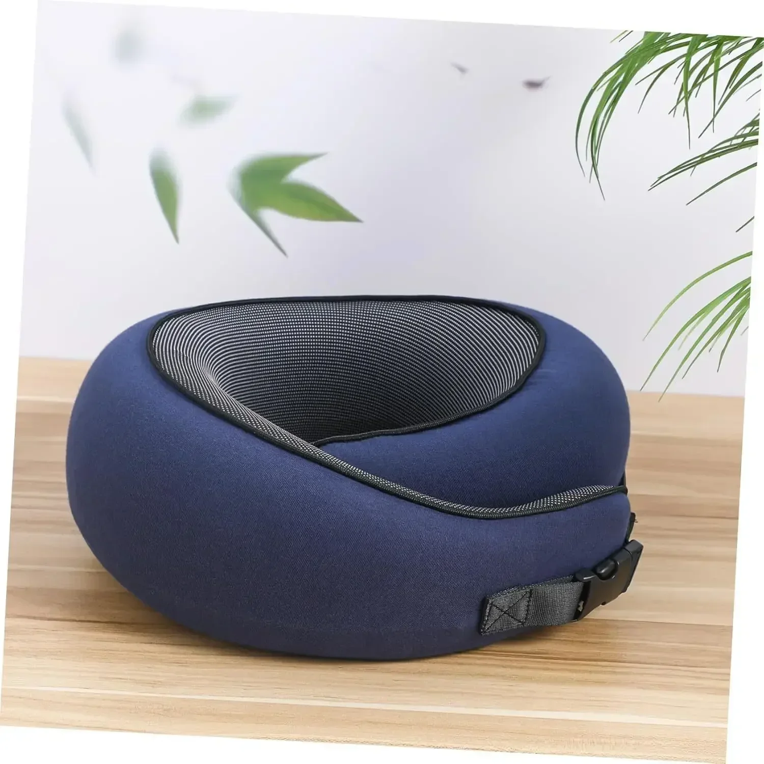 Travel Neck Support Portable Adjustable Soft Noon Break Sleep Pillows Memory Foam U-shaped Pillow Snail Style 2