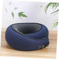 Travel Neck Support Portable Adjustable Soft Noon Break Sleep Pillows Memory Foam U-shaped Pillow Snail Style 2