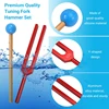 432Hz Tuning Fork For Healing Mental Relaxing Chakra Strengthen Stress Relieve,Aluminum Alloy Tuning Fork 5