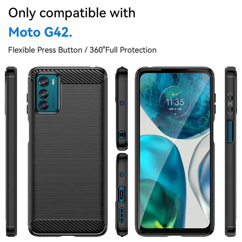 Motorola Moto G42 Case Cover for Motorola Moto G31 G41 G51 G71 G22 G42 G52 G82 5G Shockproof TPU Phone Back phone case phone protector cover