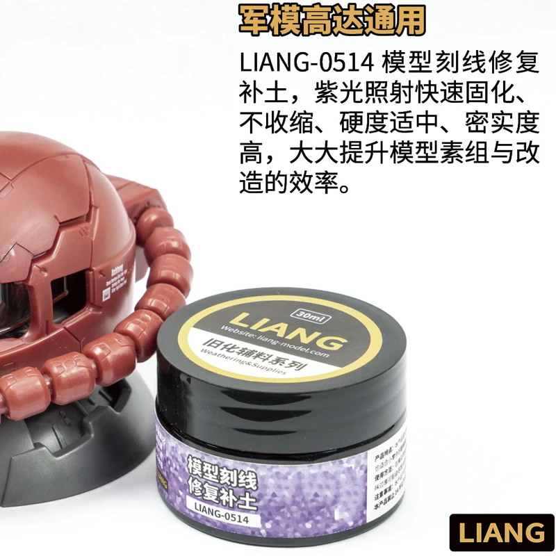 LIANG Old Auxiliary Material Series 0514 Military Model Rivet Marking Repair and Soil Repair 5