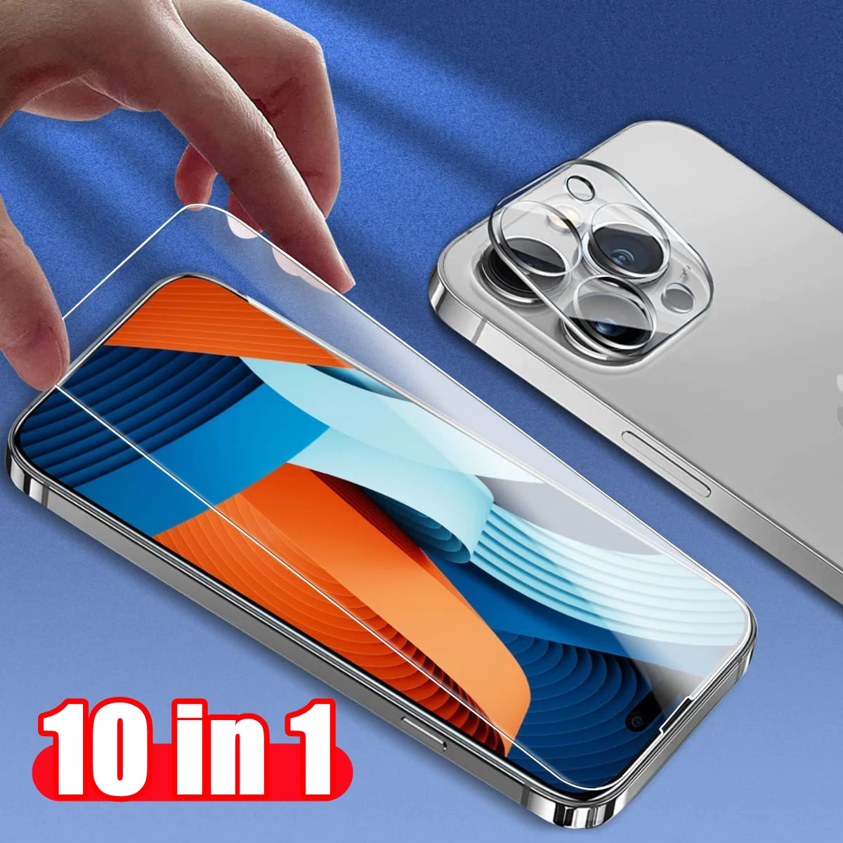 Hd Glass For Iphone 14 Pro Max Plus Front Screen Protector & Rear Lens Camera Glass For Iphone 14/14Pro/14Plus/14Pro Max Film