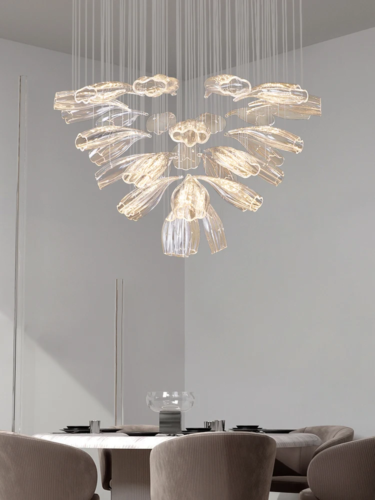 

Итальянская люстра, креативная индивидуальная лампа для ресторана, современная простая индивидуальная лампа в гостиной