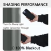 1pc Solid 100% Blackout Curtains with Grommets, Total Privacy Drapes for Bedroom, Beautiful Curtains for Living Room 3