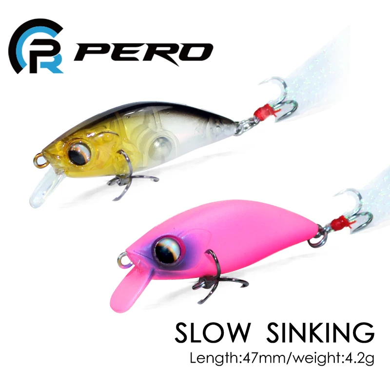 Minnow Artificial Trout Bait Jerkbait Minnow Slow Sinking Trout