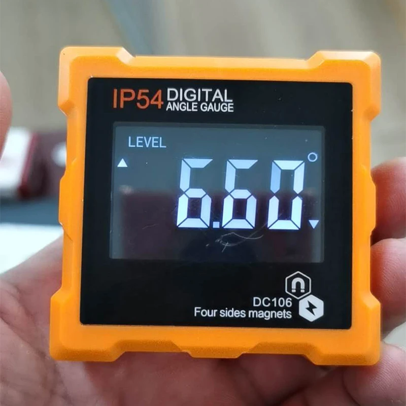 Mini Magnets Digital Protractor Electronic Inclinometer Digital Bevel Box Level Tool Electronic Angle Gauge New 2 Sides