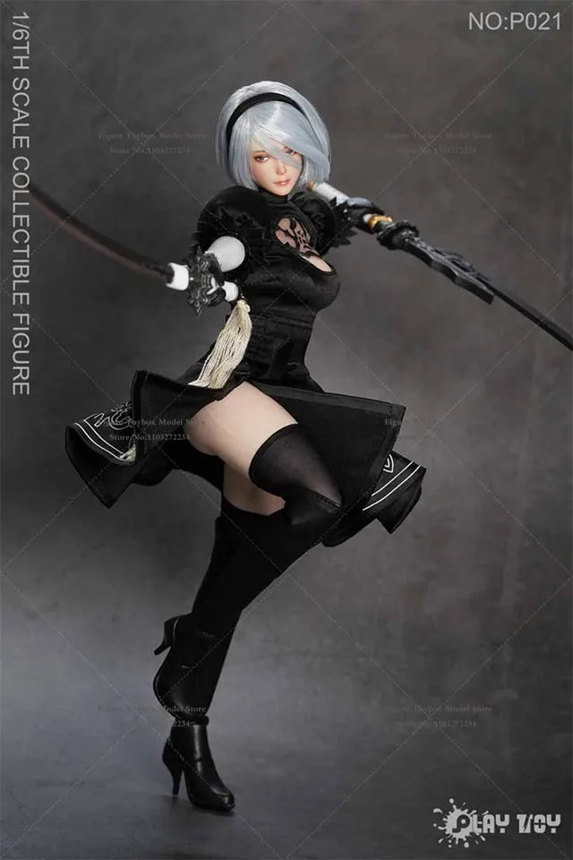 PLAY TOY P021 1/6 Sexy 2B Sister Nier Female Action Figure