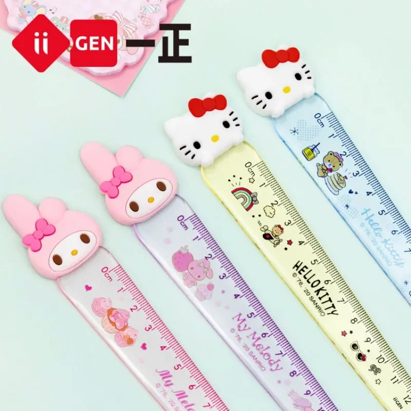 Ruler Set 2pcs/set Sanrio Family Image Bookmark Cartoon Creative Kawaii Student School