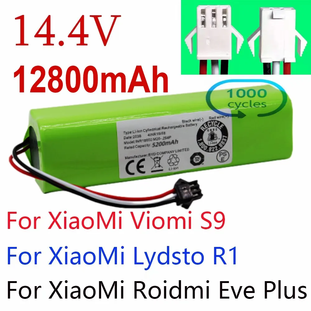 Replacement For XiaoMi Lydsto R1 Roidmi Eve Plus Viomi S9 Robot Vacuum