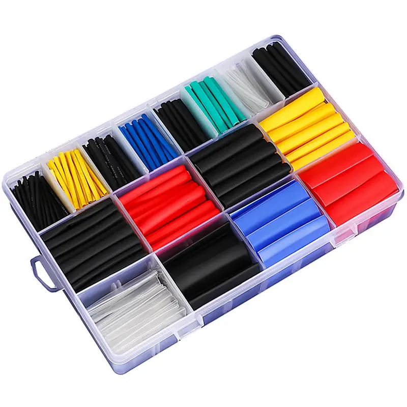 2:1,Heat Shrink Tubing,127-850 PCS,Insulated Polyolefin Sheathed,Electronic DIY Kit,Electrical Connection Tubing,Cable Sleeves image 1