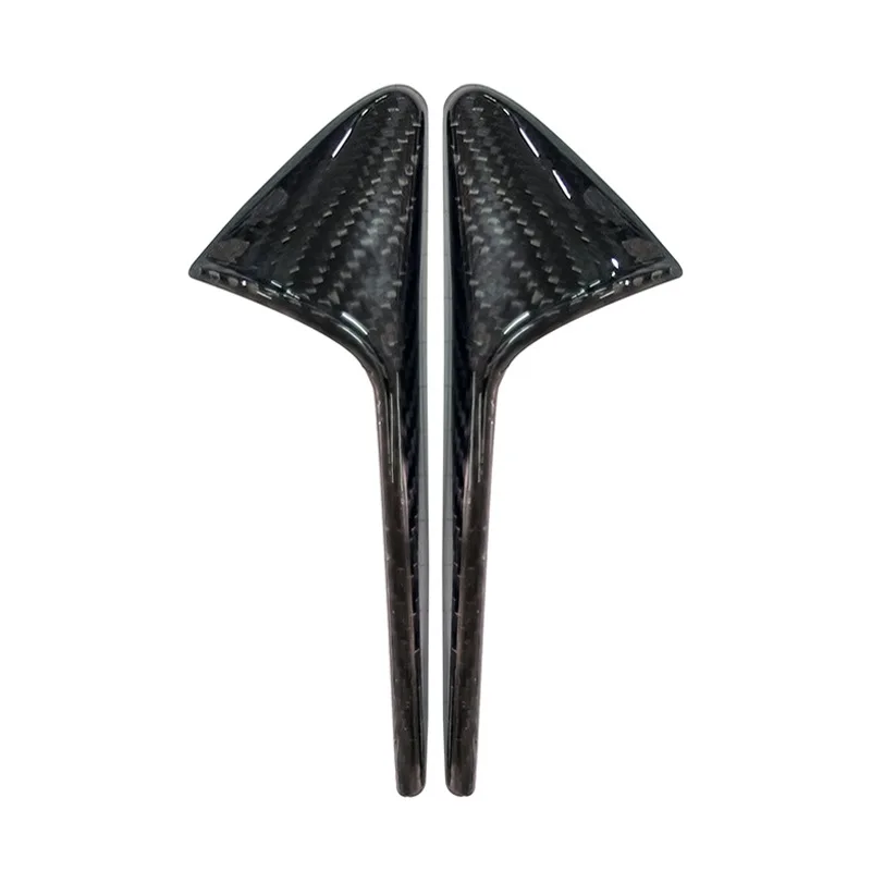 100% Real Carbon Fiber For Tesla 2021 2022 2023 Model Y 3 Fender Side Camera Protective Cover Accessories Glossy Matte Color