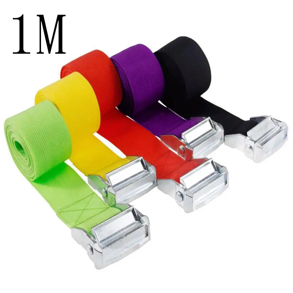 Cargo Straps 2Pcs 1M Cargo Straps with Fastening Buckle For Car Roof Rack Motorcycle Bike Luggage Kayak Cargo Tie Down Strong Ratchet Bel cargo straps luggage strap cargo tie down strap tie down straps lashing strap