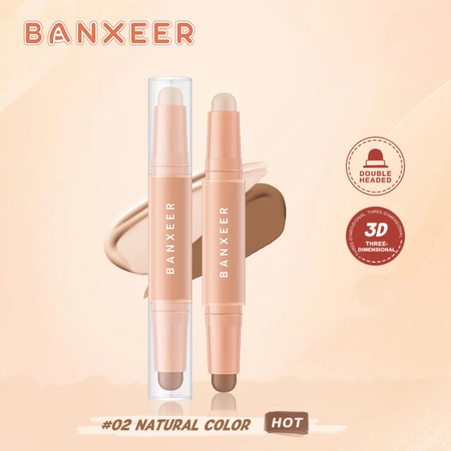 BANXEER Bronzer Contour Stick Highlight Waterproof Matte Concealer