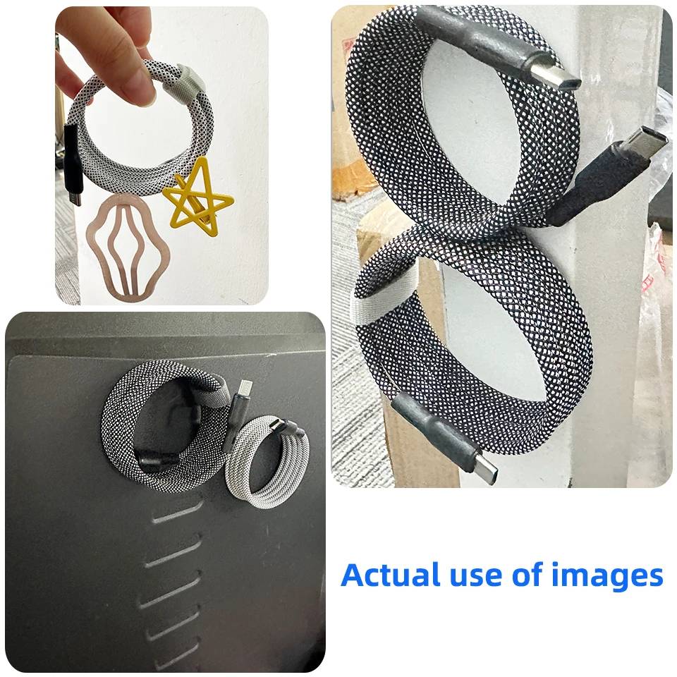 รูปสินค้า สายชาร์จแม่เหล็ก USB-C 2 เมตร เข้ากันได้กับทุกอุปกรณ์