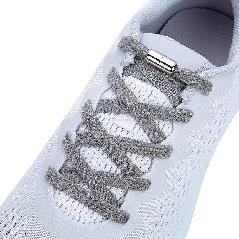 

Elastic Shoelaces Sneakers No Tie Shoe Laces Quick Tieless Shoelace Kids Adults Flat laces Rubber Bands for Shoes Dropshipping