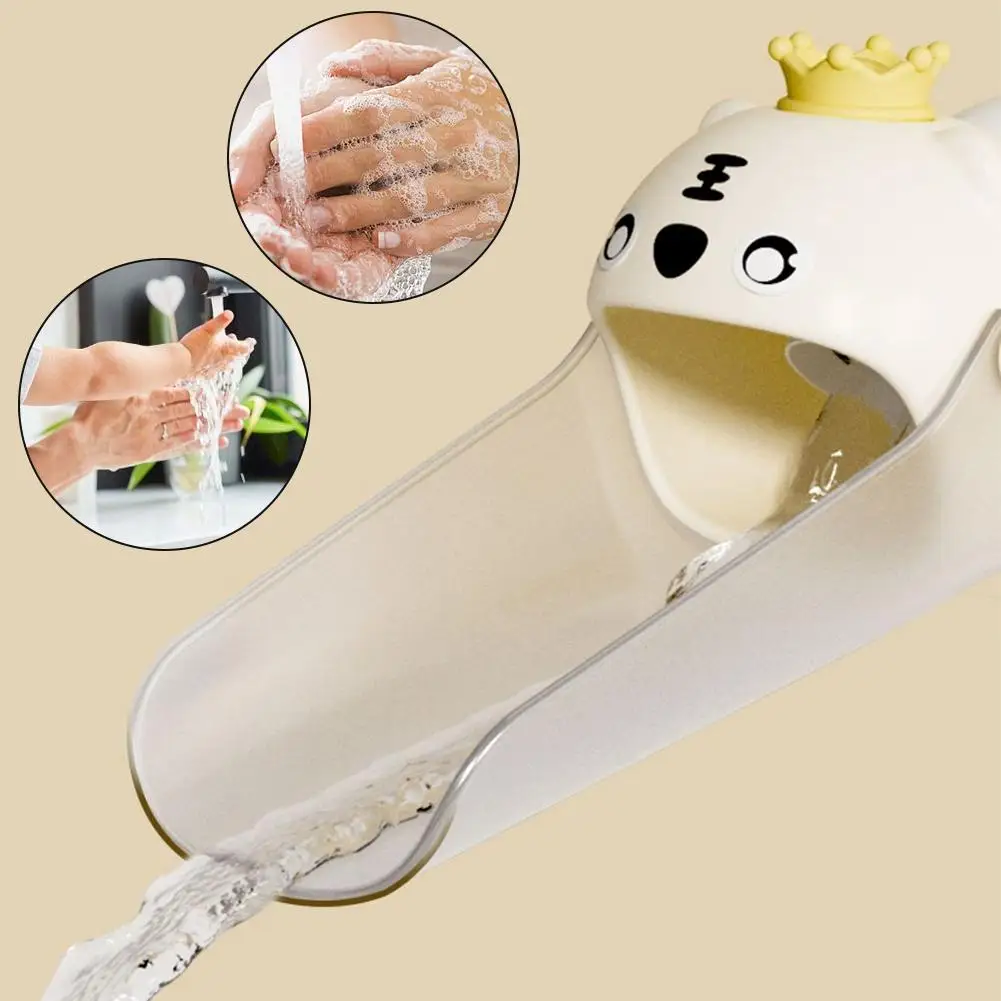 Faucet Cartoon Extender Fun For Kids Reduced Water Adjustable High Quality Home Sink Accessories B9C1 3