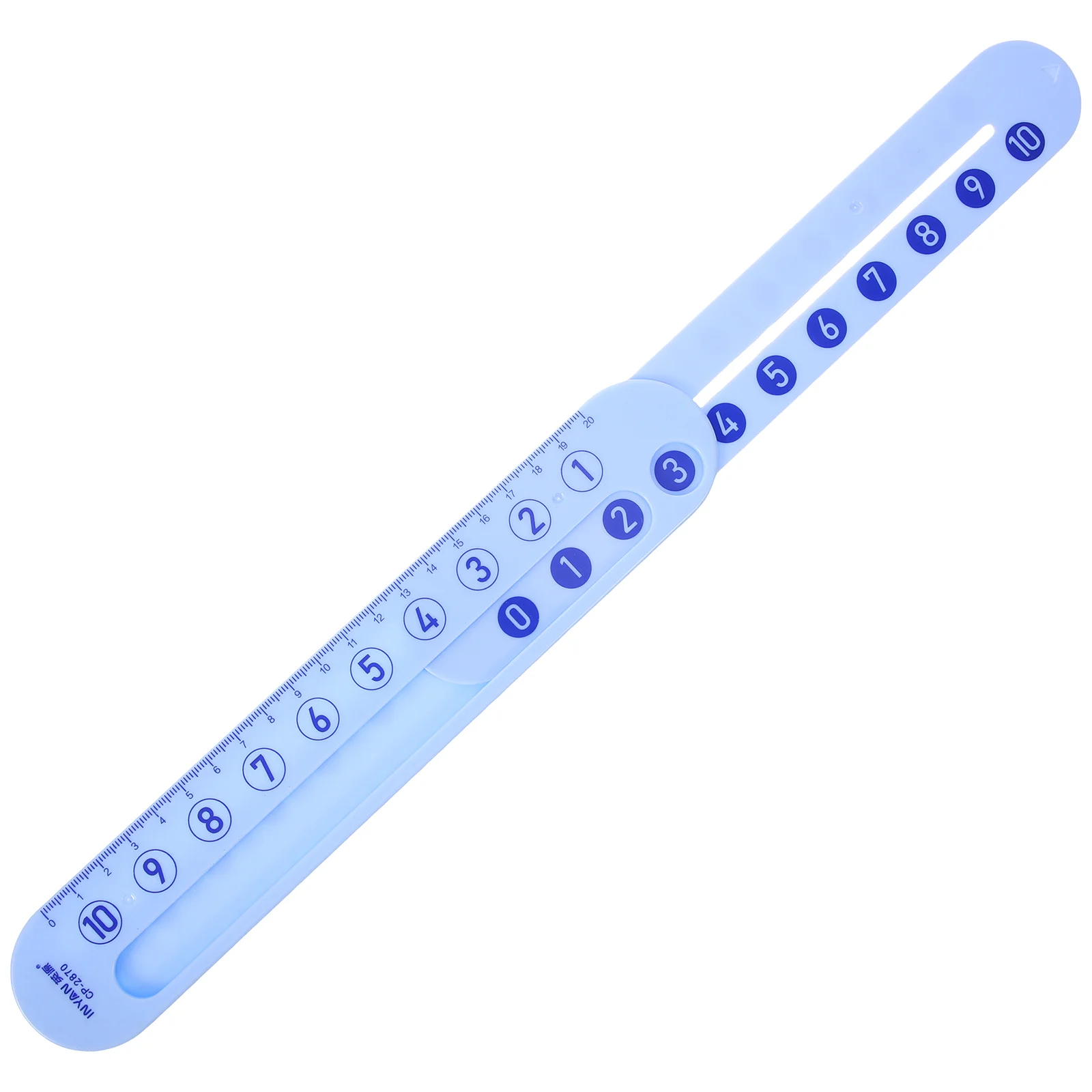 

Math Scale Gift for Kids Number Matching Slide Ruler Safety Addition Subtraction Plastic