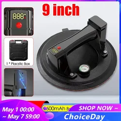 Electric Vacuum Suction Cup 9 Inch 240KG Load Heavy Duty Vacuum Lifter for Granite Tile Glass Manual Lifting Tool Box Pack