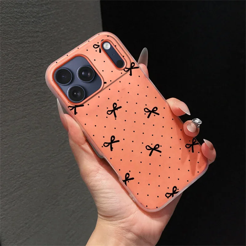 Adorable Polka Dot Bow Phone Case