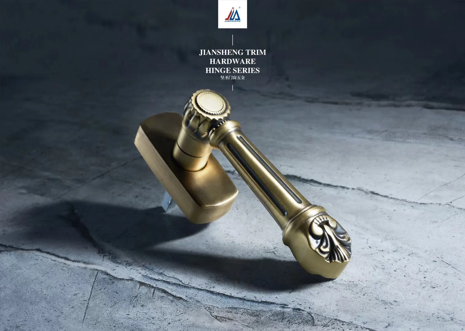 Pure Copper Handle Door Window Hardware Forged Brass Electroplating Process Bedroom Kitchen Interior Broken Bridge Aluminum