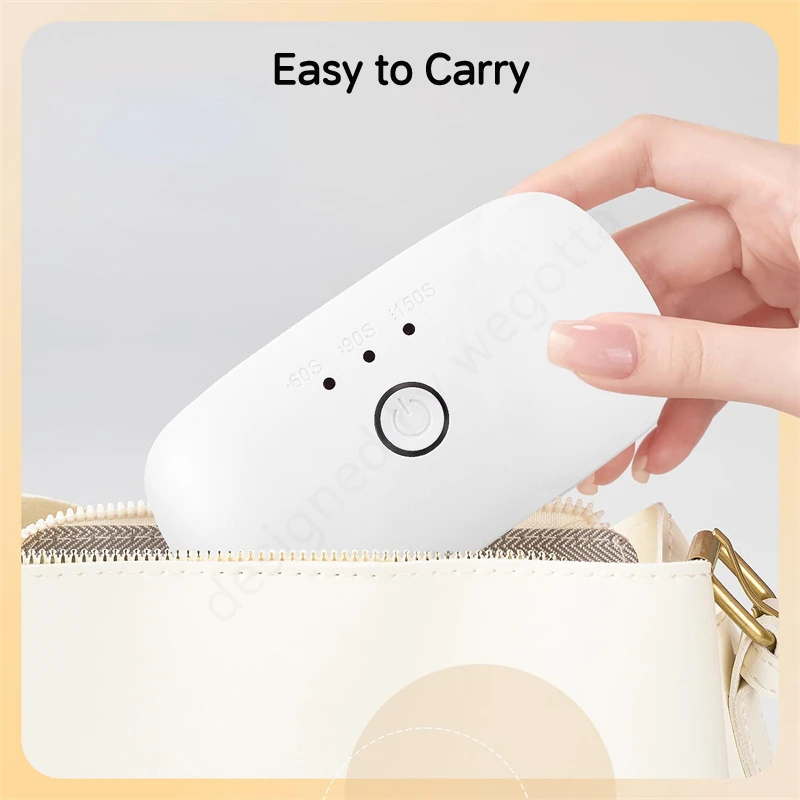 24W USB Rechargeable UV LED Lamp for Gel Nails,Mini Nail Dryer UV Light for Nails,UV Lamp for Resin Curing 5