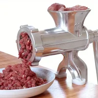 Kitchen Multifunction Handheld Hand Crank Meat Mincer Sausage Noodles Grinder 2