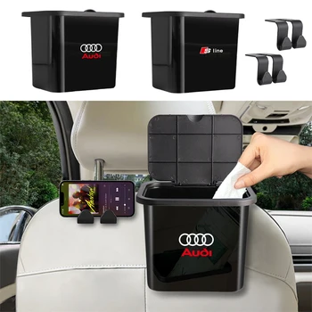 Organizer per Sedile Posteriore Auto con Cestino Appendibile e Accessori per Audi A3 A4 A5 A6 A7 A8 Sline S3 S4 Q2 Q3 Q5 Q7 TT A4L Q5L