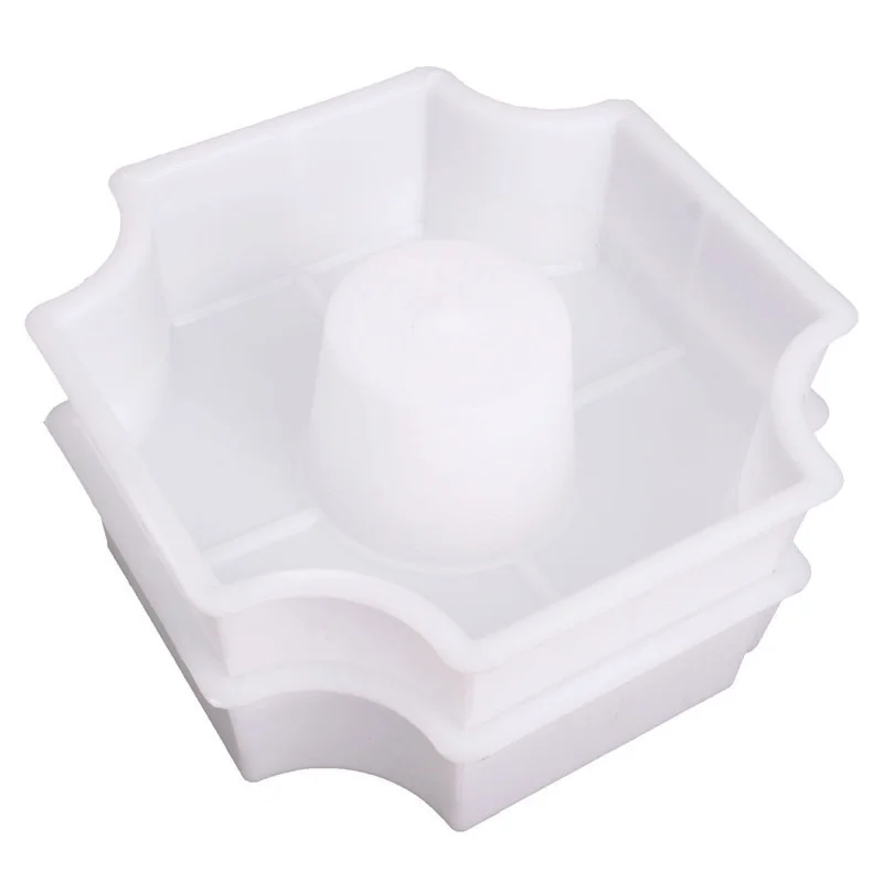 Medium Hole Grass Planting Brick Mold DIY Paths Middle Hole SHape Garden Paths Plastic Brick Mold Paving Pavement Walkway Molds