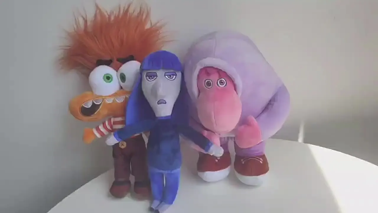 Inside Out 2 Plüschtier Set (2 Stück) – Anxiety & Envy Kuscheltiere Aus Dem Film Für Kinder & Fans