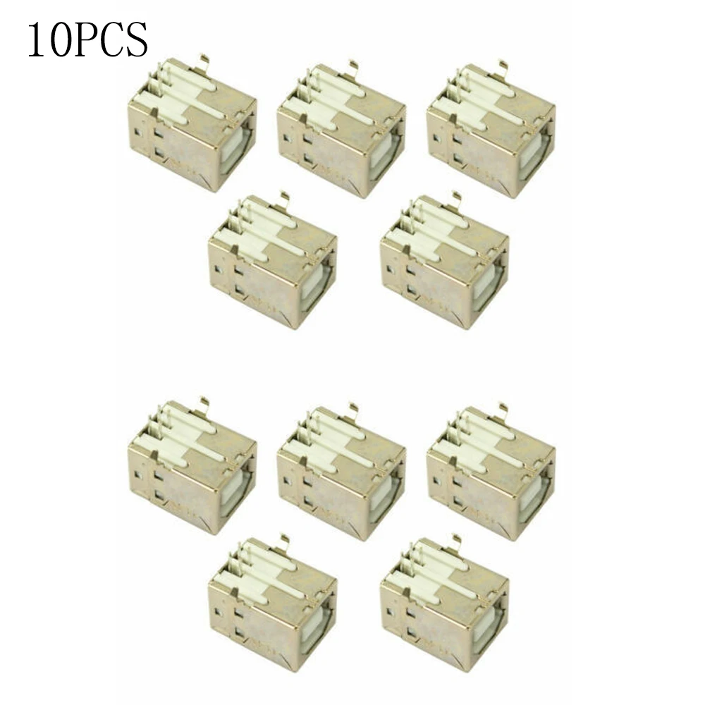 New High-quality 10 PCS USB Port 2.0 Connector Type-B Female For Solder Printer
