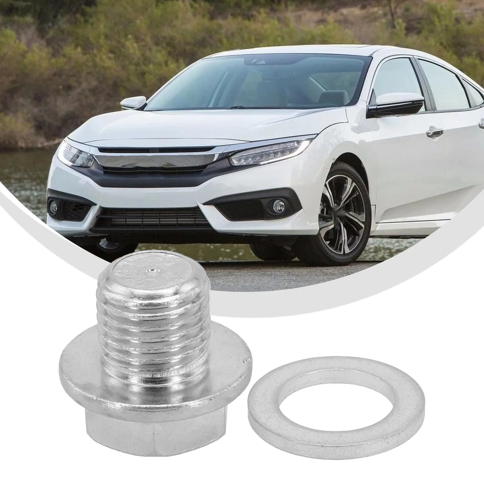 For Honda For Acura Engine Oil Pan Drain Bolt Plug With Washer 90009-R70-A00 94109-14000 Replace Car Accessories