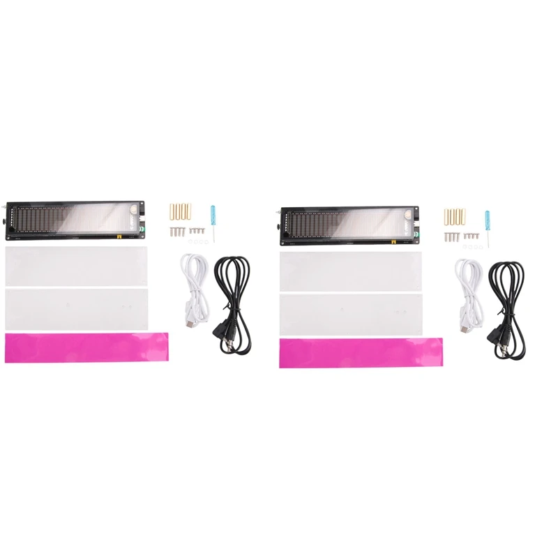 

2X VFD2515 анализатор аудио спектра VFD измеритель уровня звука VU Meter экран дисплей сигнала спектр инструмент анализаторов