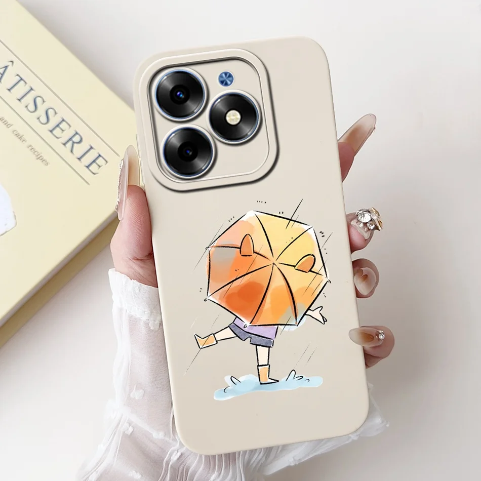 Elegant Printing Soft Silicone Lens Protective Cover Phone Case