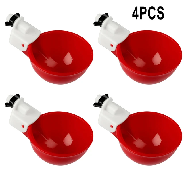 4 Pcs Chicken Automatic Watering Cups Poultry Drinker Chicken Duck Quail For Farm Feeding Supplies Accessories 1