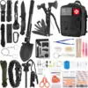 Survival Kit and First Aid Kit, 142Pcs Professional Survival Gear and Equipment with Molle Pouch,Likes Camping Outdoor 1