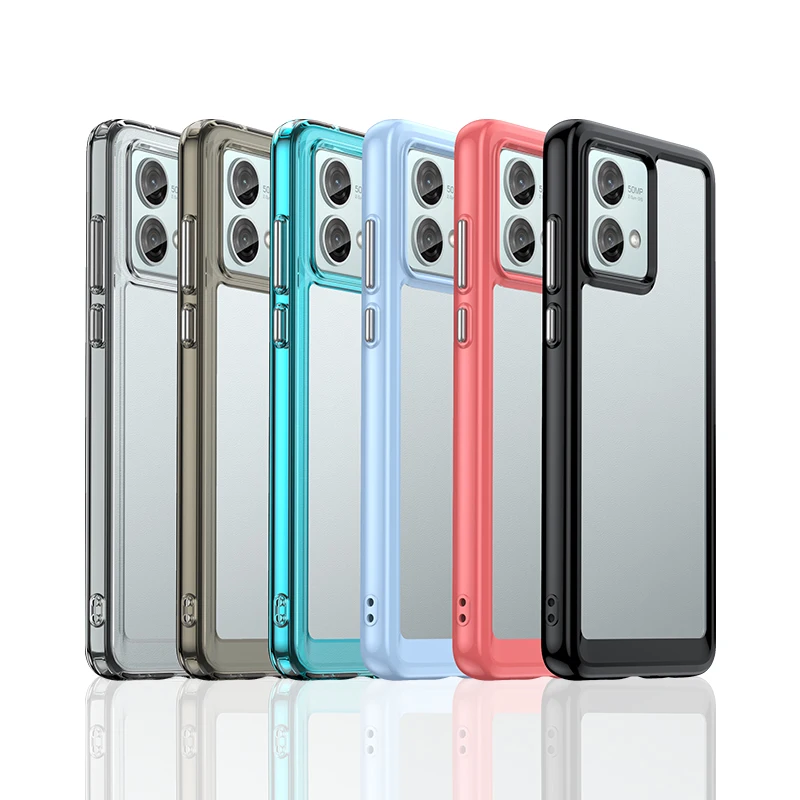 Custodia Rigida Trasparente Per Moto G84 Custodia Per Motorola Moto G84 Cover Coque Fundas Paraurti Per Telefono Antiurto Traslucido Moto G84