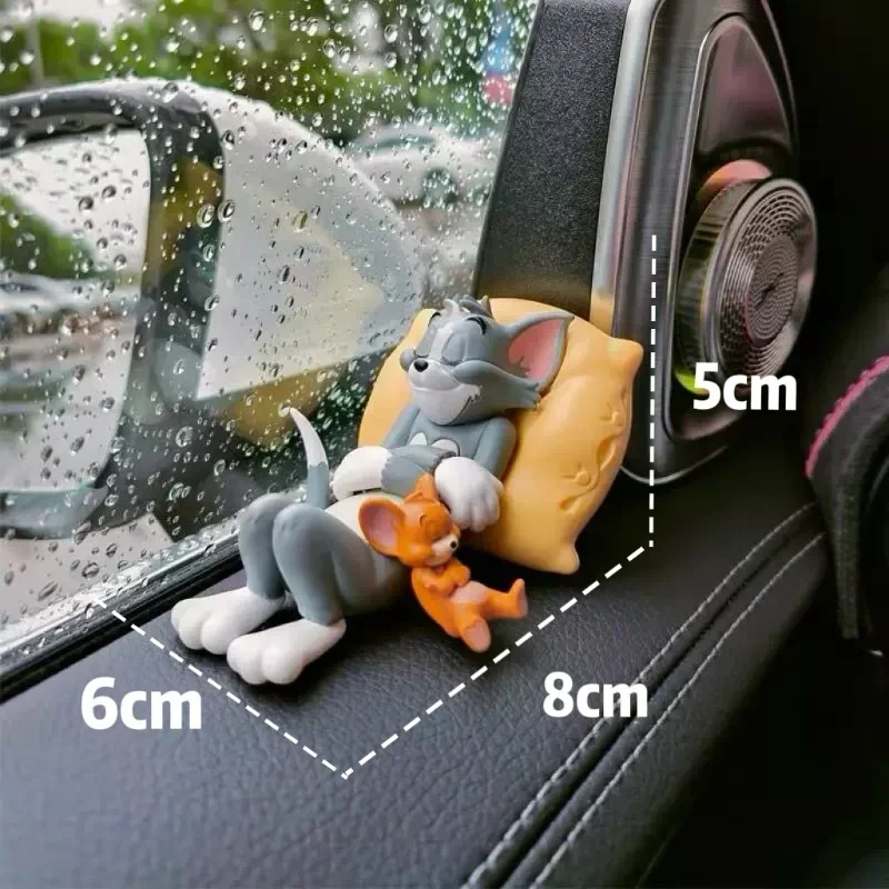 Adorable Cartoon Duo Miniature Ornament