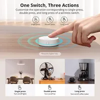 SONOFF SNZB-01P Zigbee Wireless Switch Button Smart Scene Switch Home Automation Control for eWeLink APP Alexa Smartthings 2