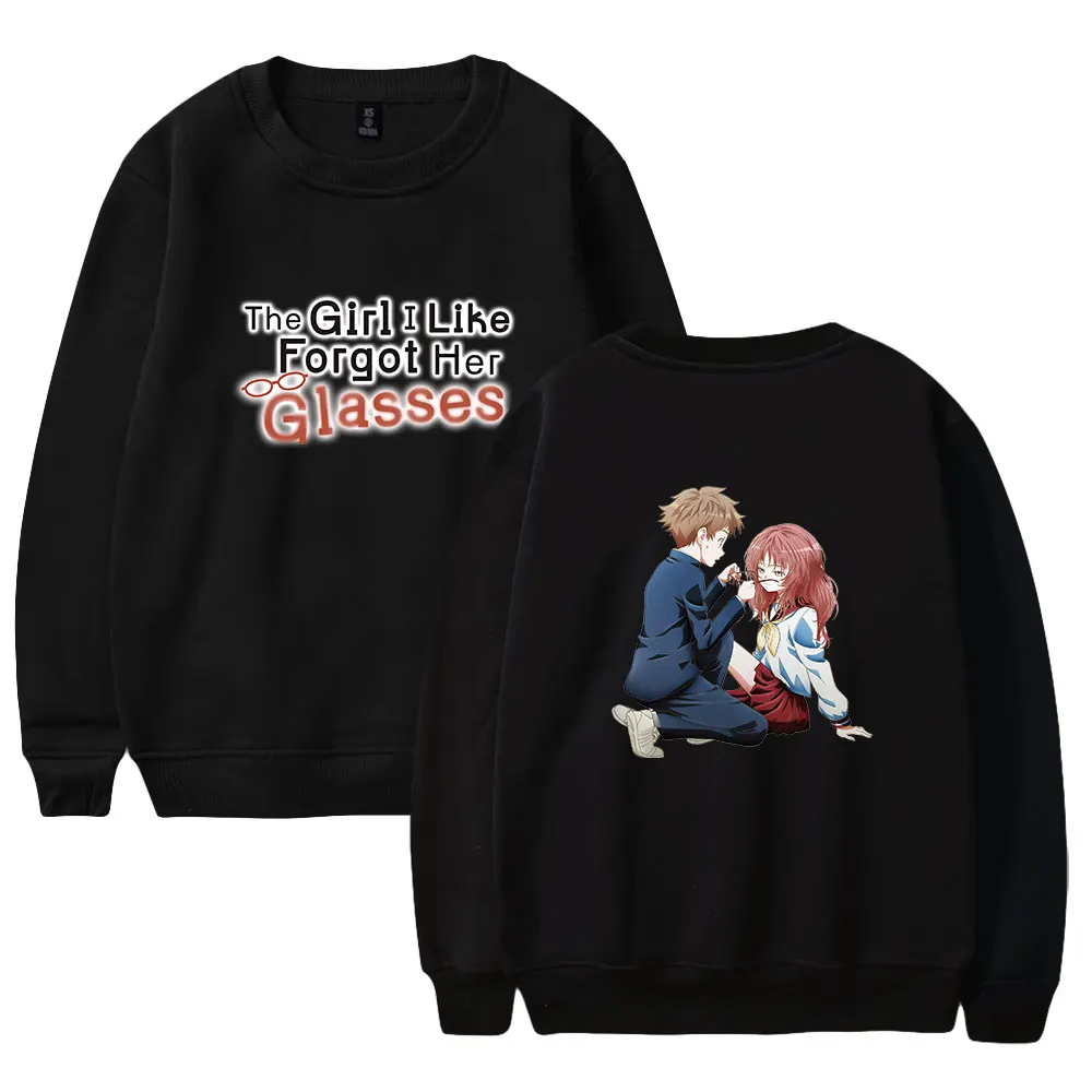 

The Girl I Like Forgot Her Glasses Crewneck Sweatshirt Fashion Unisex Trucksuit Casual Long Sleeve Hip Hop Pullover For Unisex